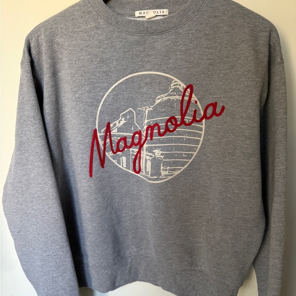 Magnolia Market Silos Embroidered Crewneck Sweatshirt - Picture 2 of 3